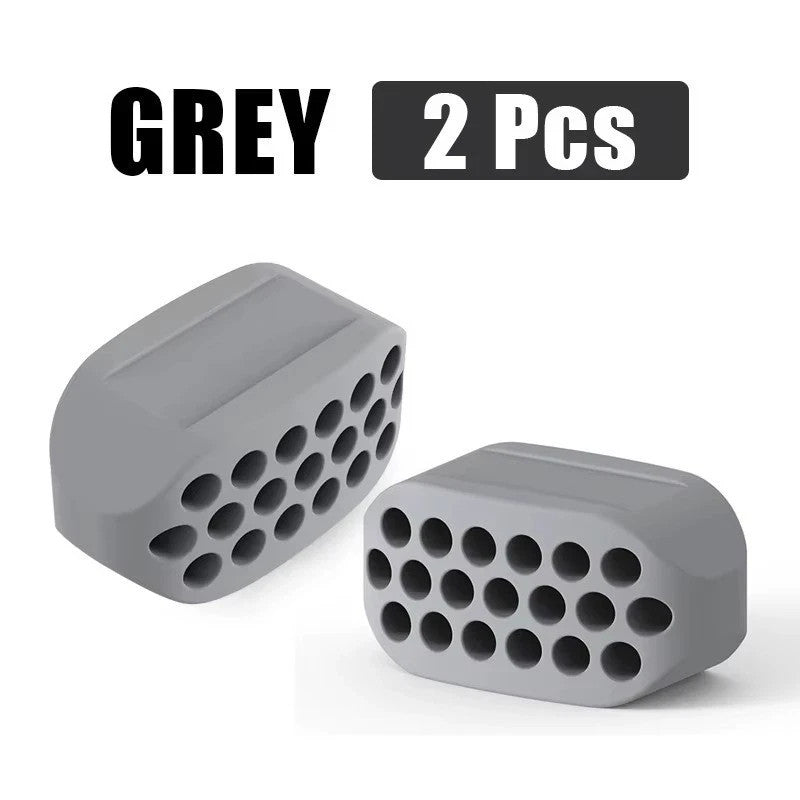 2PCS Jaw Exerciser Jawline Trainer Facial Toner Ball Neck Toning Double Chin*